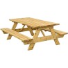 Table de pique nique en bois Biscarosse