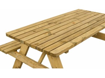 Table de pique nique en bois Mimizan