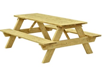 Table de pique nique en bois Mimizan