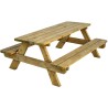 Table de pique nique enfant en bois Biscarosse