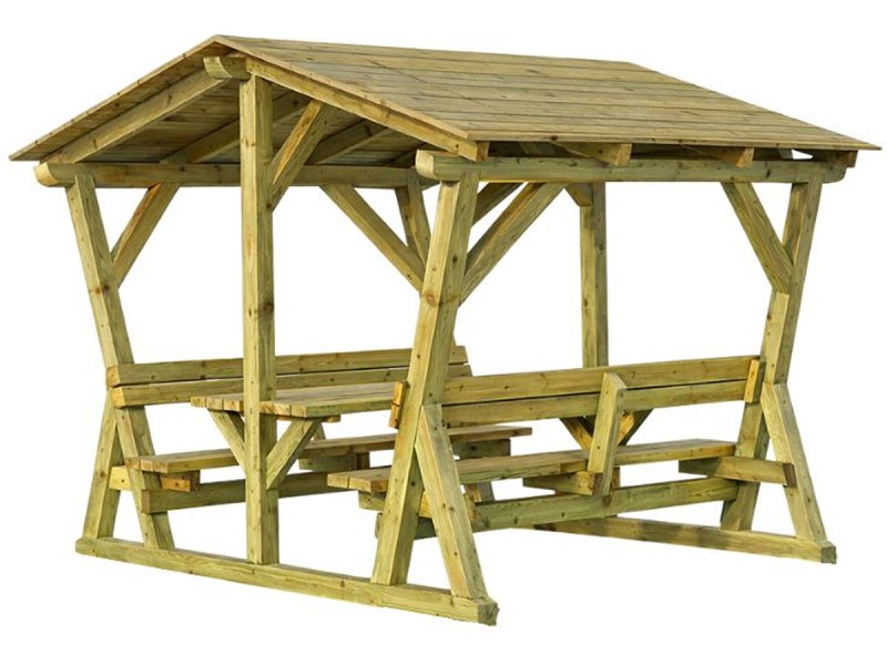 Table pique nique couverte Cazaux