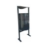 Poubelle de ville 60L Madrid avec couvercle