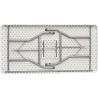 Table rectangulaire pliante blanche ou grise