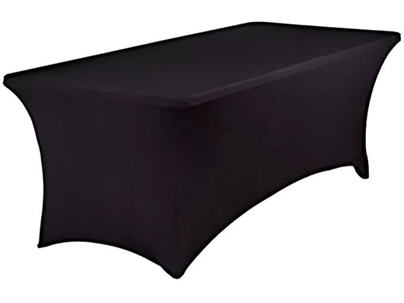 Housse noire pour table pliante 183 cm
