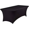 Housse noire pour table pliante 183 cm