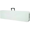 Banc pliant en valise de 183cm blanc ou gris