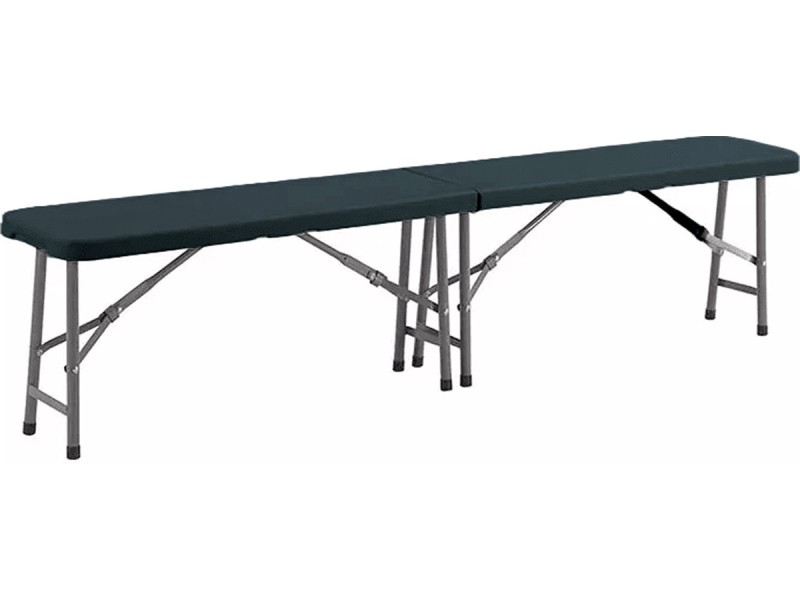 Banc pliant en valise de 183cm blanc ou gris