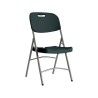 Chaise pliante blanche ou grise en PEHD