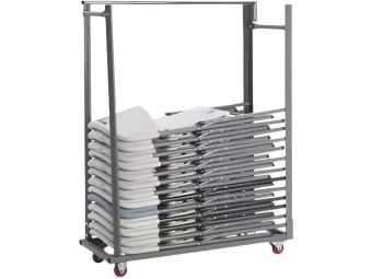 Chariot pour chaises pliantes en PEHD