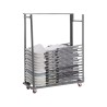 Chariot pour chaises pliantes en PEHD