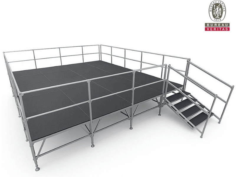 Podium modulable anti-dérapant