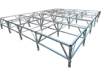 Podium modulable anti-dérapant