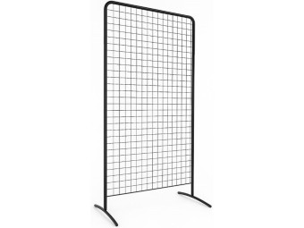 Grille d'exposition EXPO avec pieds fixes ou rotatifs ou à roulettes