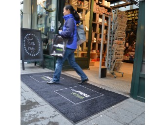 Tapis logo personnalisé lavable 190 Logo Washable