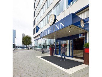 Tapis d’entrée spaghetti 16 mm avec semelle pour extérieur 273 CiTi 16 mm