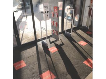 Tapis d’entrée modulaire multizone avec inserts 12 mm 593 Master Flex C12