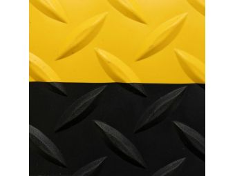 Revêtement de sol PVC antidérapant industriel 737 Diamond Plate Runner 4,7 mm