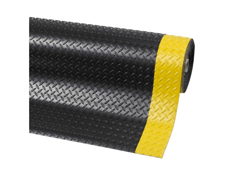 Revêtement de sol PVC antidérapant industriel 737 Diamond Plate Runner 4,7 mm