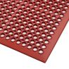 Tapis antidérapant agroalimentaire en caoutchouc nitrile 562RD Sanitop Red