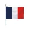 Drapeau français sur hampe
