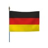 Drapeau des pays de l'Union européenne sur hampe