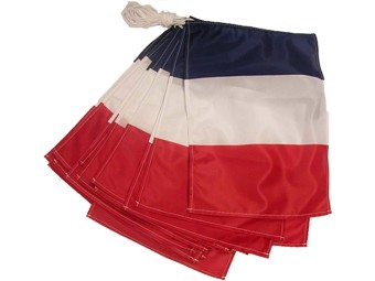 Guirlande drapeau France en maille