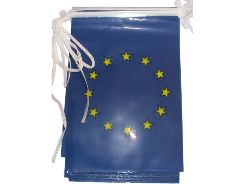 Guirlande drapeau Union européenne en plastique
