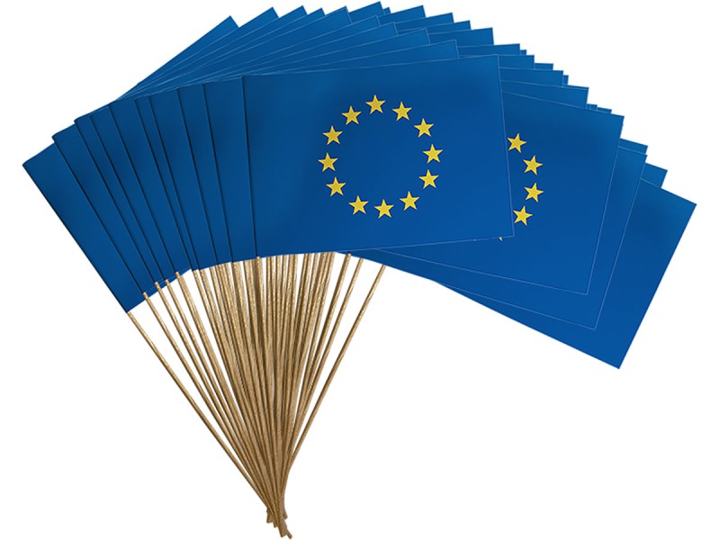 Drapeau européen à agiter