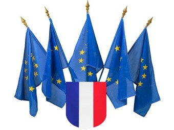 Écusson porte-drapeaux PVC classique