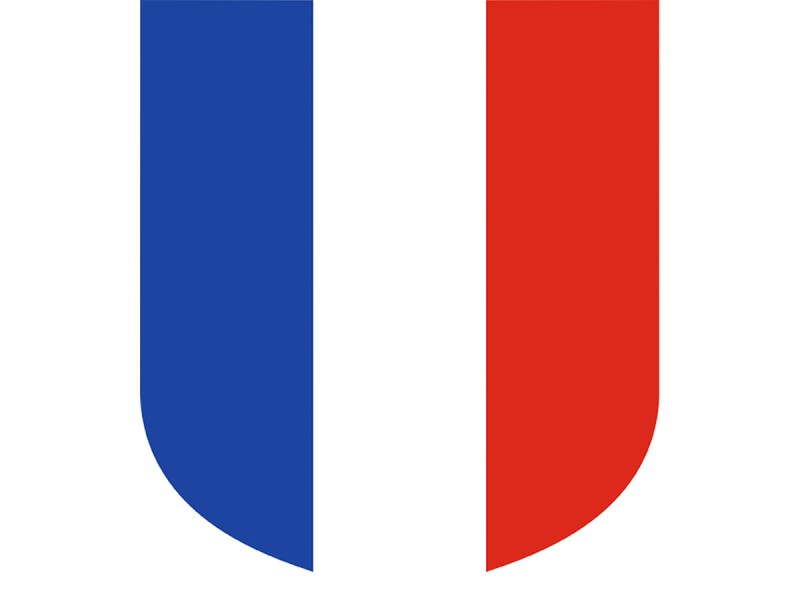 Écusson porte-drapeaux premium aluminium