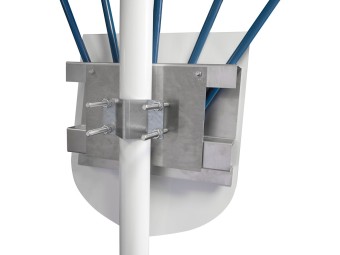 Kit fixation tubes pour écusson premium
