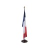 Pied porte-drapeaux bois