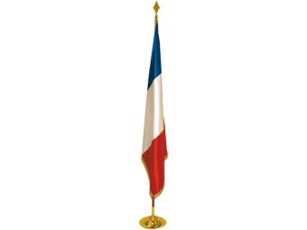 Drapeau de prestige en satin