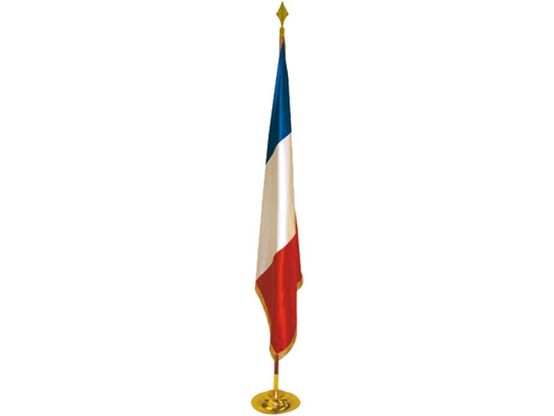 Drapeau de prestige en satin