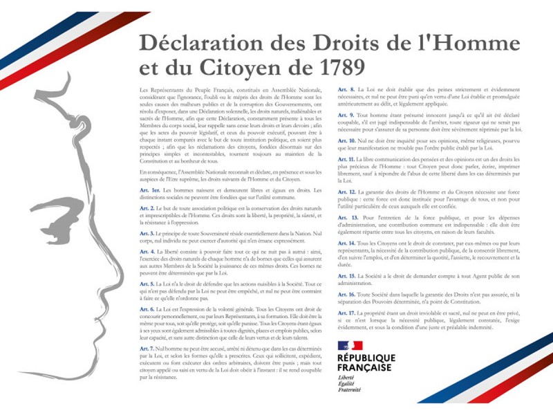 Plaque réglementaire d'intérieur