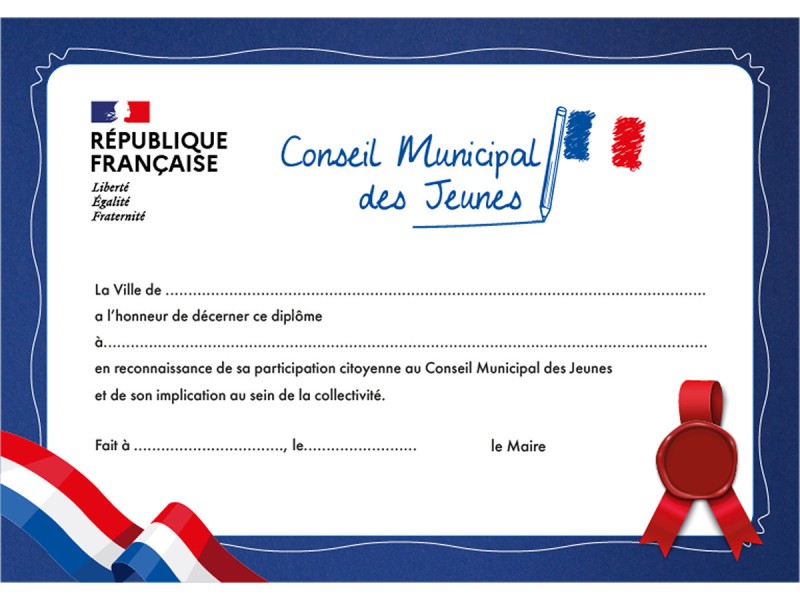 Diplôme d’honneur CMJ / CME