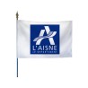 Drapeau des départements français sur hampe