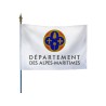 Drapeau des départements français sur hampe