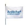 Drapeau des départements français sur hampe