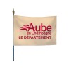 Drapeau des départements français sur hampe