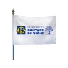 Drapeau des départements français sur hampe