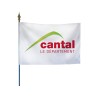 Drapeau des départements français sur hampe