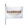 Drapeau des départements français sur hampe