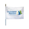 Drapeau des départements français sur hampe