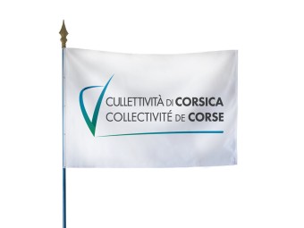 Drapeau des départements français sur hampe