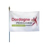 Drapeau des départements français sur hampe