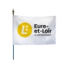 Drapeau des départements français sur hampe