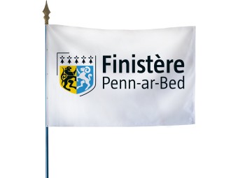 Drapeau des départements français sur hampe