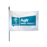Drapeau des départements français sur hampe