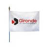 Drapeau des départements français sur hampe